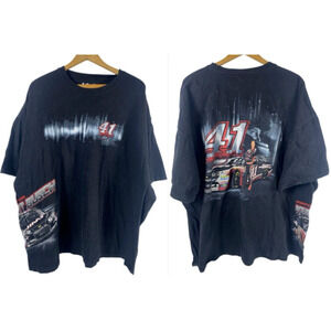 Chase Authentics T Shirt Size 3XL Kurt Busch Haas Racing Front & Back Nascar